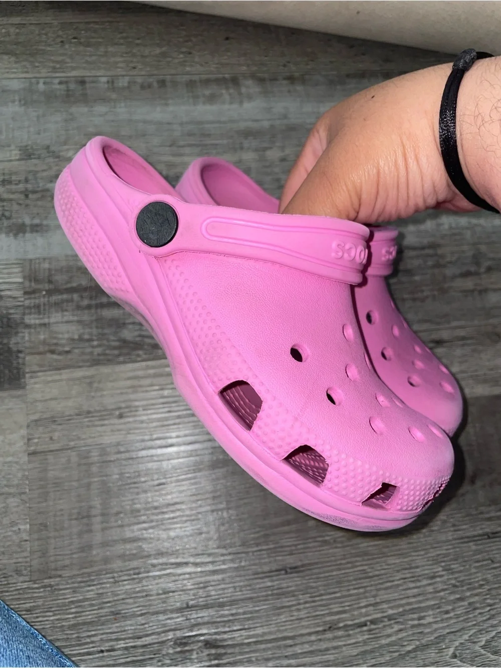Crocs Kids Classic Clog in Pink